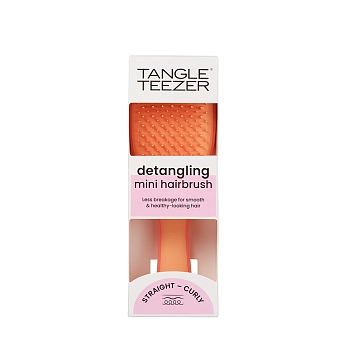 TANGLE TEEZER Расческа для волос / The Ultimate (Wet) Detangler Mini Salmon Pink & Apricot, фото 7