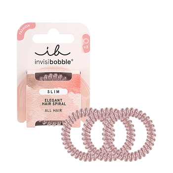 Резинка-браслет для волос, в картоне / invisibobble SLIM Pink Monocle