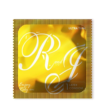 R and J Презервативы натуральные чувства, натуральный латекс / ULTRA THIN R and J 3 шт, фото 2