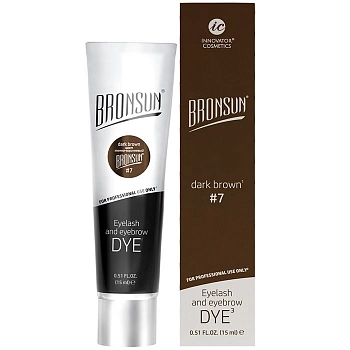 BRONSUN Краска для ресниц и бровей, темно-коричневый / BRONSUN #7 15 мл, фото 7