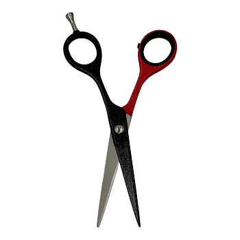 IWOU PROFESSIONAL Ножницы парикмахерские прямые 5,5 красно-черные /The CREATOR enterprises, фото 2