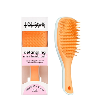 TANGLE TEEZER Расческа для волос / The Ultimate Detangler Mini Sweet Orange & Ice Blue, фото 6