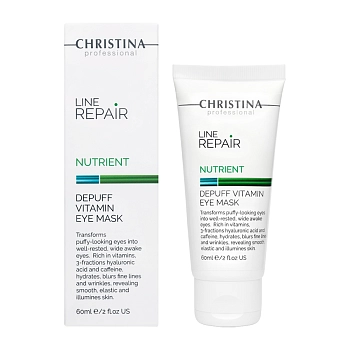 CHRISTINA Маска восстанавливающая противоотечная для кожи вокруг глаз / Line Repair Nutrient Depuff Vitamin Eye Mask 60 мл, фото 2
