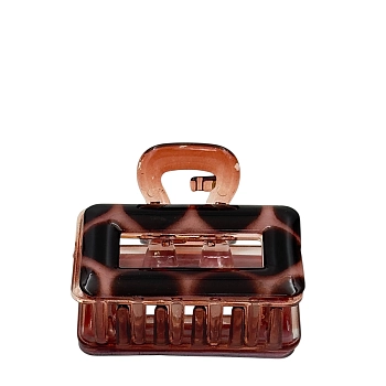 IWOU PROFESSIONAL Краб для волос Жираф розово-румяный 6,5*5см 1шт, фото 3