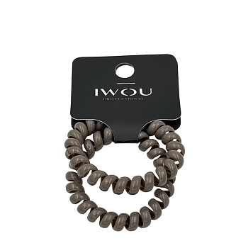 Резинка пружинка Глянец серая дымка 2шт