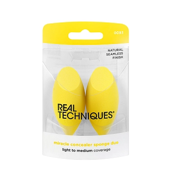 Набор спонжей для консилера / Real Techniques Miracle Concealer Sponge Duo (2 шт.)