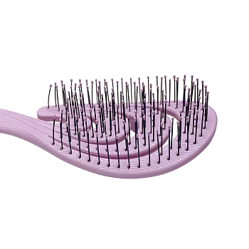 SOLOMEYA Расческа гибкая для волос Розовая волна / Flex bio hair brush Pink Wave, фото 3
