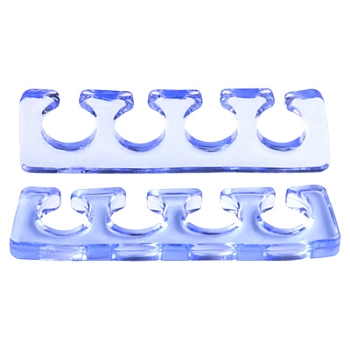 Расширитель силиконовый для пальцев, 03 прозрачно-голубой 2 шт