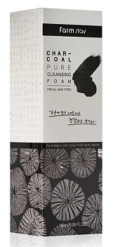 FARMSTAY Пенка очищающая с древесным углем / PURE CLEANSING FOAM 180 мл, фото 3