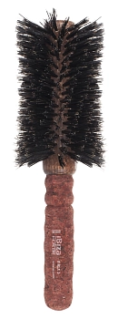 Щетка вогнутая для укладки волос, диаметр 80 мм (красное пробковое дерево)