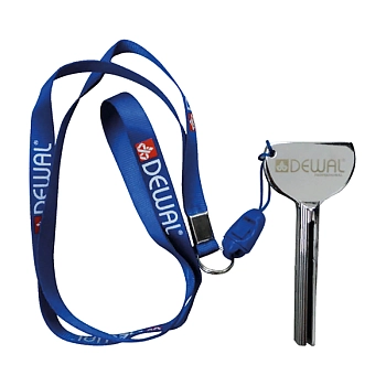 DEWAL PROFESSIONAL Выжиматель тюбика ключ, алюминиевый, на шнурке, фото 2