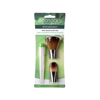 ECOTOOLS Набор кистей для макияжа / Total Senses Brush Duo, фото 3