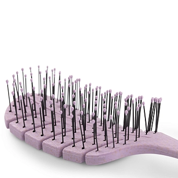 KOSMO SHTUCHKI Расчёска лепестковая малая 5438-M2, фиолетовая / KOSMO SHTUCHKI, фото 4