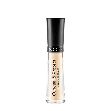 NOTE Консилер жидкий маскирующий защитный 01 / CONCEAL & PROTECT LIQUID CONCEALER 4,5 мл, фото 1