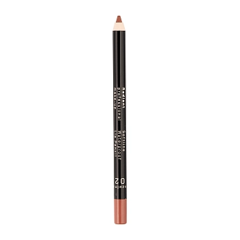 Карандаш для губ водостойкий, 02 орех / Softline Waterproof Lip Pencil 1,2 гр