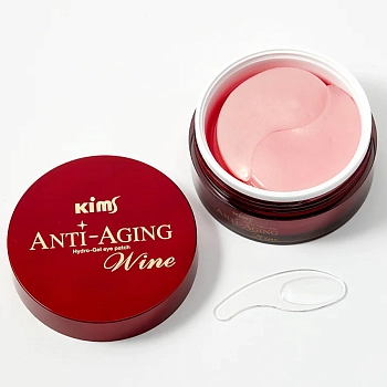 KIMS Патчи гидрогелевые винные анти-возрастные / Anti-Aging Wine Hydro-Gel Eye Patch 60 шт, фото 3
