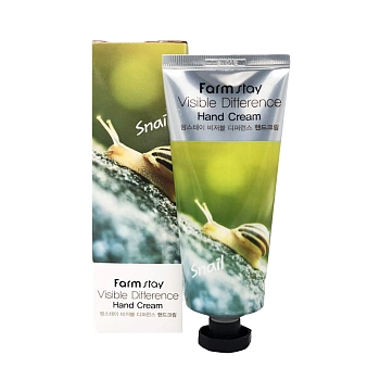 FARMSTAY Крем с муцином улитки для рук / Visible Difference Hand Cream (AD) 100 гр, фото 2