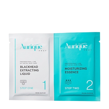 AURIQUE Набор сывороток-масок против черных точек (сыворотка-маска 5 х 4 мл + 5 х 3,5 мл + 5 скребков) AURIQUE, фото 3
