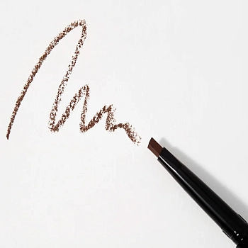 MAKE UP FACTORY Карандаш автоматический для бровей, 12 темная умбра / Triangle Brow Styler 0,25 г, фото 3
