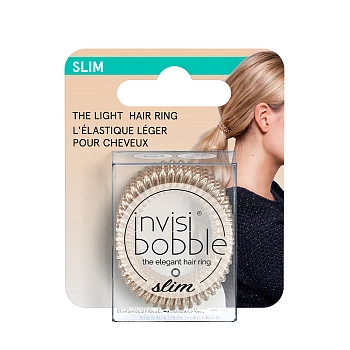 INVISIBOBBLE Резинка-браслет для волос с подвесом / invisibobble SLIM Bronze Me Pretty, фото 3