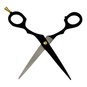 IWOU PROFESSIONAL Ножницы парикмахерские прямые 6` черные /BALIZA CARE, фото 2