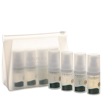 Набор миниатюр в косметичке (пена для умывания 15 мл + тонер 15 мл + маска 15 мл + крем 15 мл) ANTIPTOSIS