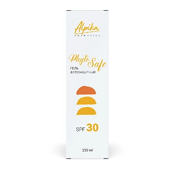 АЛЬПИКА Гель фотозащитный для лица SPF30 / PhytoSafe 150 мл, фото 2