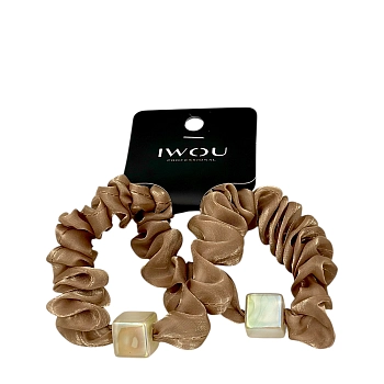 Резинка для волос Глазурь карамель 2шт