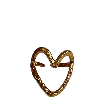 Кольцо Сердце золотое