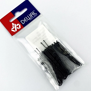 DEWAL PROFESSIONAL Шпильки черные, волна 45 мм, 60 шт/уп (на блистере), фото 3