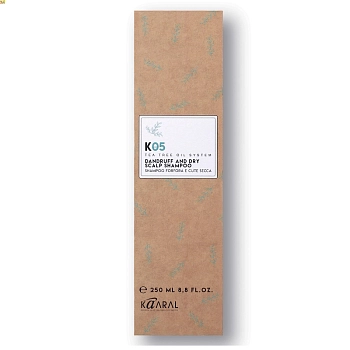 KAARAL Шампунь от перхоти для сухой кожи головы / К05 DANDRUFF AND DRY SCALP SHAMPOO 250 мл, фото 2