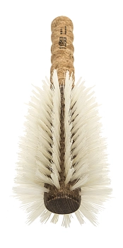 IBIZA HAIR Щетка круглая для укладки волос, осветленная щетина, диаметр 80 мм (пробка), фото 3