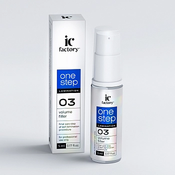INNOVATOR COSMETICS Состав для ламинирования ресниц / ONE STEP VOLUME FILLER IC FACTORY 5 мл, фото 3