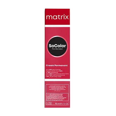 MATRIX 4AA краситель перманентный аммиачный, шатен глубокий пепельный / SoColor Pre-Bonded 90 мл, фото 3