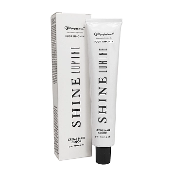 GERA Professional 7.21 крем-краска перманентная аммиачная для волос / Shine Lumine 60 мл, фото 2