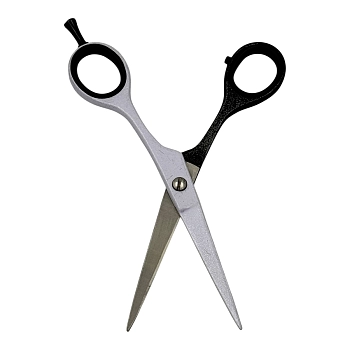 IWOU PROFESSIONAL Ножницы парикмахерские прямые 5,5 бело-черные /The CREATOR enterprises, фото 2