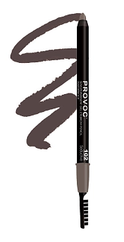 PROVOC Подводка гелевая в карандаше для бровей, 102 коричневый / Eye Brow Liner, фото 3