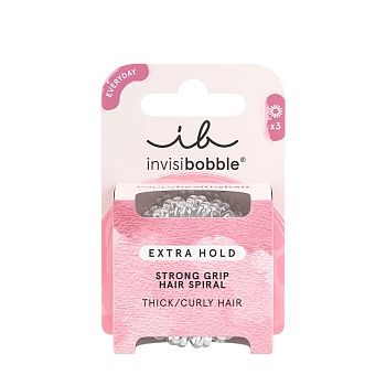 INVISIBOBBLE Резинка-браслет для густых волос / invisibobble EXTRA HOLD Crystal Clear, фото 2