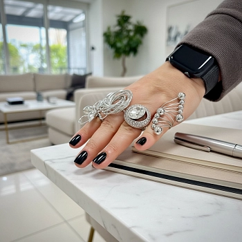 IWOU PROFESSIONAL Кольцо Динамические шарики, фото 2