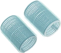 Бигуди-липучки голубые, d 28x63 мм 10 шт