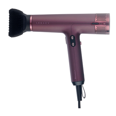 DEWAL PROFESSIONAL Фен DEWAL PRO LEGACY, бордовый, 1700W, бесщеточный мотор, ионизация, 2 насадки + диффузор, провод 3 м, фото 1