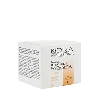 KORA Маска интенсивное восстановление с успокаивающим эффектом / KORA PROFESSIONAL 50 мл, фото 5