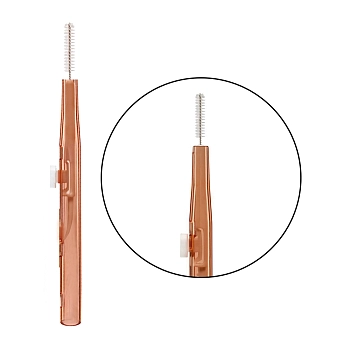 INNOVATOR COSMETICS Щеточка многофункциональная для бровей и ресниц, 1.2 мм коричневая / Baby Brush, фото 2