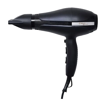 Фен для волос Mark Shmidt 8816 ionic and ceramic BLACK, 2200W, чёрный