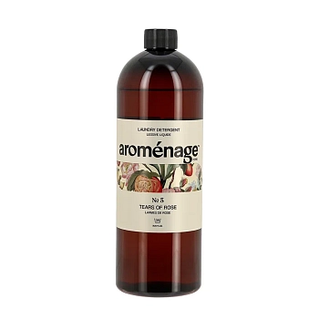 Гель-концентрат универсальный для стирки, капли розы / Aromenage 900 мл