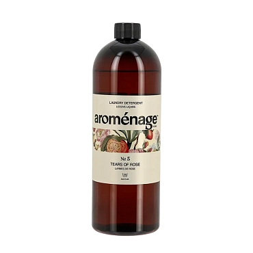 AROMENAGE Гель-концентрат универсальный для стирки, капли розы / Aromenage 900 мл, фото 1