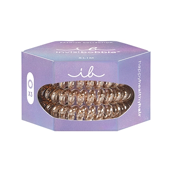 INVISIBOBBLE Резинка-браслет для волос / invisibobble SLIM PREMIUM Bronze me Pretty, фото 2