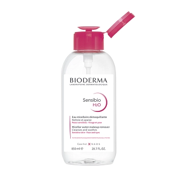 BIODERMA Вода мицеллярная сенсибио с помпой / Н2О 500 мл, фото 2