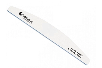 Пилка широкая полукруглая белая 80/80