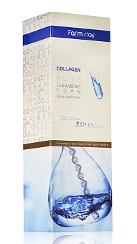 FARMSTAY Пенка очищающая с коллагеном / PURE CLEANSING FOAM 180 мл, фото 2